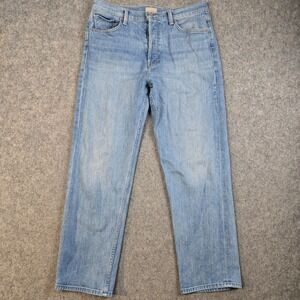 MOTHER The Tomcat Jeans Womens 32‎ "World At My Feet" Light Wash Button Fly